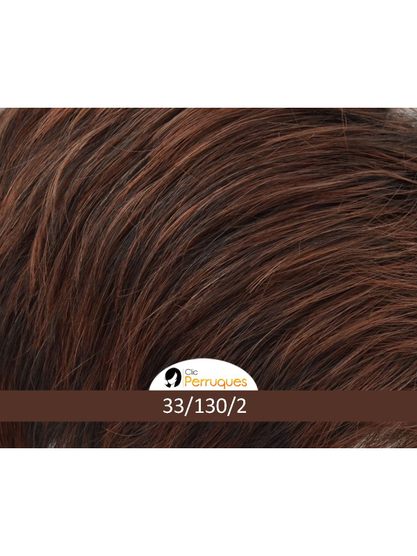 Amelia Mono Lace perruque longue boucles souples frange de cote