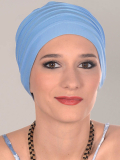 Turban Lola MMParis en fibre de bambou, plissé, doux et respirant, accessoire confortable pour un style féminin