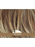 Perruque Cindy Mono Lace Modern'Hair : carré plongeant tendance, coupe courte arrière et mèches longues devant, rendu naturel.