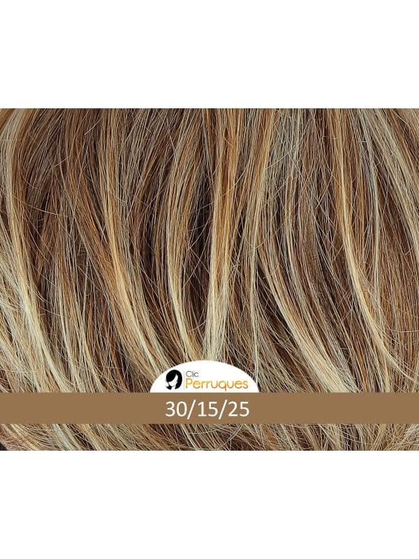 Perruque Cindy Mono Lace Modern'Hair : carré plongeant tendance, coupe courte arrière et mèches longues devant, rendu naturel.