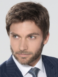 Perruque homme Bradford 2.0 HAIRforMANce avec tulle cinéma discret, style chic naturel et coiffage rapide