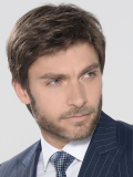 Perruque homme Bradford 2.0 HAIRforMANce avec tulle cinéma discret, style chic naturel et coiffage rapide