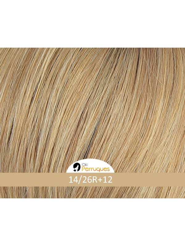 Perruque Fox Mono Deluxe Lace mi-long dégradé : style moderne, volume généreux et confort léger pour un rendu naturel.